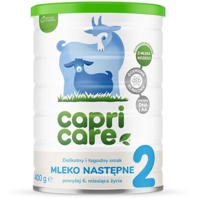 Miralex Capricare 2, mleko następne na mleku kozim, powyżej 6 miesiąca, 400 g Miralex Capricare 2, mleko następne na mleku kozim, powyżej 6 miesiąca, 400 g
