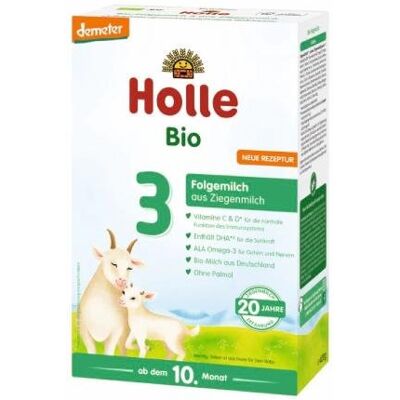 Holle Ekologiczne mleko kozie 3 - Mleko następne dla niemowląt od 6 miesięcy Holle Ekologiczne mleko kozie 3 - Mleko następne dla niemowląt od 6 miesięcy