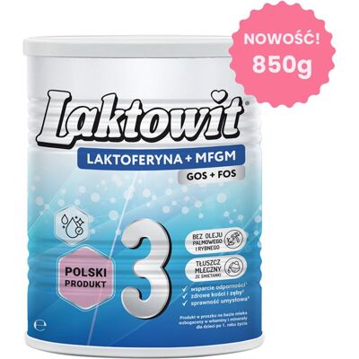 Inny producent Laktowit 3 LAKTOFERYNA+MFGM powyżej 1. roku (850g) Inny producent Laktowit 3 LAKTOFERYNA+MFGM powyżej 1. roku (850g)