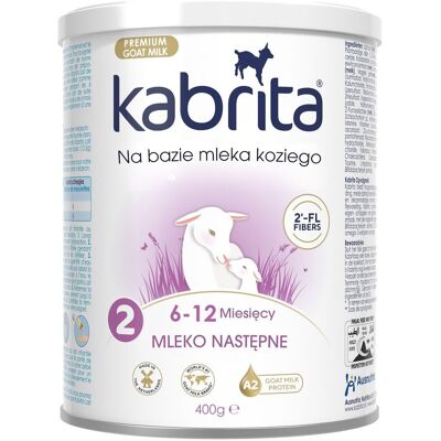 Inny producent Mleko Następne 2 Z Hmo Na Bazie Mleka Koziego, 6-12m, 400 G Kabrita Inny producent Mleko Następne 2 Z Hmo Na Bazie Mleka Koziego, 6-12m, 400 G Kabrita