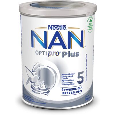 Nestle NAN OPTIPRO® Plus 5 dla dzieci po 2.5 roku życia, 800g Nestle NAN OPTIPRO® Plus 5 dla dzieci po 2.5 roku życia, 800g