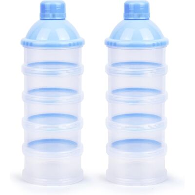 Inny producent Dozownik Mleka Proszku 2 Sztuki 5 Warstw 100ml Przenośny Pojemnik Inny producent Dozownik Mleka Proszku 2 Sztuki 5 Warstw 100ml Przenośny Pojemnik