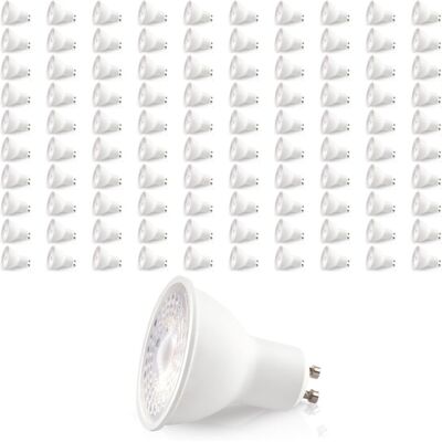 100x Żarówka PREMIUM LED GU10 5W Barwa Ciepła 3000K LLS dioda SAMSUNG 100x Żarówka PREMIUM LED GU10 5W Barwa Ciepła 3000K LLS dioda SAMSUNG