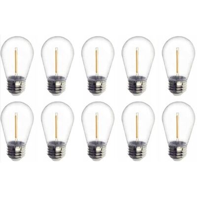 Savineo 10szt ŻARÓWKA E27 LED filament 1W KULKA do girland Savineo 10szt ŻARÓWKA E27 LED filament 1W KULKA do girland