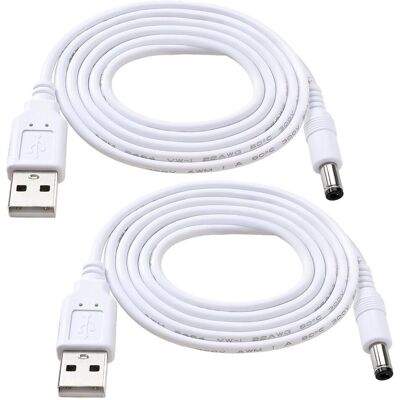 Inny producent 2 Sztuk 1m 22awg Kabel Usb Do 5v Dc Power, Usb Do 5.5x2.1 Mm 5v Dc Barrel Plug Kabel Zasilający, Do Pasków Świetlnych Led, Małych Lampek Biurkowych,.. Inny producent 2 Sztuk 1m 22awg Kabel Usb Do 5v Dc Power, Usb Do 5.5x2.1 Mm 5v Dc Barrel Plug Kabel Zasilający, Do Pasków Świetlnych Led, Małych Lampek Biurkowych,..