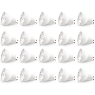 20x Żarówka PREMIUM LED GU10 5W Barwa Neutralna 4000K LLS dioda SAMSUNG 20x Żarówka PREMIUM LED GU10 5W Barwa Neutralna 4000K LLS dioda SAMSUNG