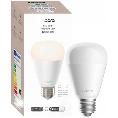 Aqara LED Bulb T2 CCT E27 Żarówka LED Thread, Zigbee, Bluetooth, 950lm, Aqara LED Bulb T2 CCT E27 Żarówka LED Thread, Zigbee, Bluetooth, 950lm,