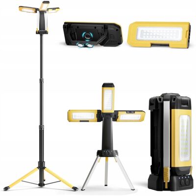 Inny producent AROFAUE 10000mAh Bezprzewodowy LED Reflektor z Teleskopowym Statywem Inny producent AROFAUE 10000mAh Bezprzewodowy LED Reflektor z Teleskopowym Statywem