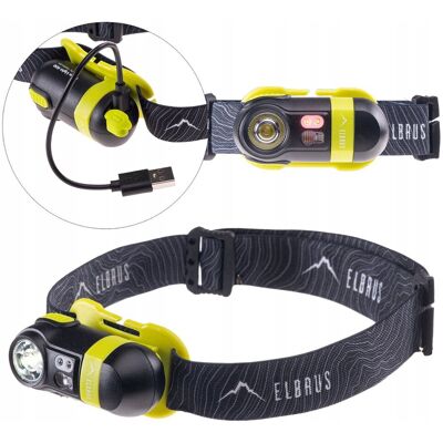Czołówka elbrus nova light 600 latarka czołowa led wodoodporna ipx4 94g Czołówka elbrus nova light 600 latarka czołowa led wodoodporna ipx4 94g