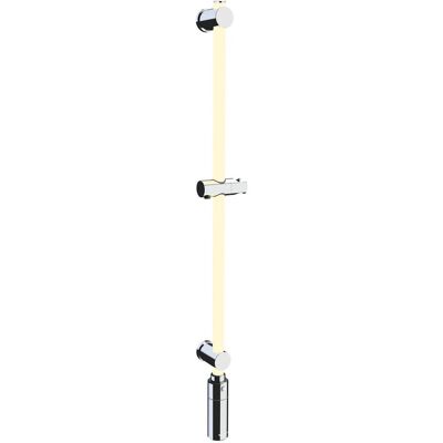 WENKO - Brausestange LED 94cm - Biały - Chrom - Shower rail WENKO - Brausestange LED 94cm - Biały - Chrom - Shower rail