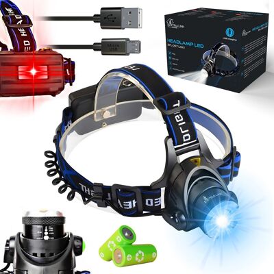 Extralink EFL-057 Loki, Latarka czołowa LED Ładowanie USB Extralink EFL-057 Loki, Latarka czołowa LED Ładowanie USB