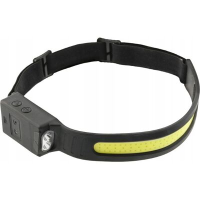 Hoegert Technik Latarka czołowa LED COB USB 5 trybów pracy czujnik ruchu Hoegert Technik Latarka czołowa LED COB USB 5 trybów pracy czujnik ruchu