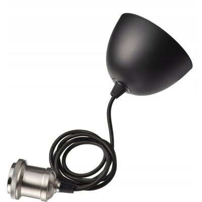 IKEA JALLBY Oprawka z kablem, srebrny E27 140 cm IKEA JALLBY Oprawka z kablem, srebrny E27 140 cm