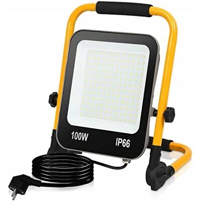 Inny producent IKODM LED Reflektor 100W Przenośna Lampa Robocza 10000LM 6000K IP66 Inny producent IKODM LED Reflektor 100W Przenośna Lampa Robocza 10000LM 6000K IP66