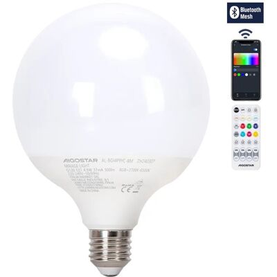 Aigostar Inteligentna żarówka LED Mirage Bluetooth Mesh G120 E27 4.9w Rgb CCT Aigostar Inteligentna żarówka LED Mirage Bluetooth Mesh G120 E27 4.9w Rgb CCT