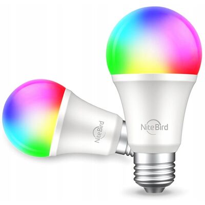 INTELIGENTNA ŻARÓWKA WIFI LED RGB NITE BIRD by GOSUND WB4 E27 - 2 szt INTELIGENTNA ŻARÓWKA WIFI LED RGB NITE BIRD by GOSUND WB4 E27 - 2 szt