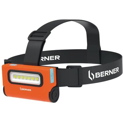 Lampa Latarka Czołowa NEW LED 2w1 Akumulatorowa USB-C BERNER 1015462 Lampa Latarka Czołowa NEW LED 2w1 Akumulatorowa USB-C BERNER 1015462