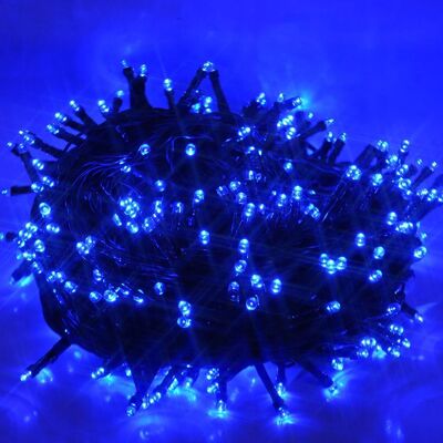 Inny producent LAMPKI CHOINKOWE 500 LED ZEWNĘTRZNE STAŁE + FLASH GRUBY KABEL NIEBIESKIE / POWERON Inny producent LAMPKI CHOINKOWE 500 LED ZEWNĘTRZNE STAŁE + FLASH GRUBY KABEL NIEBIESKIE / POWERON