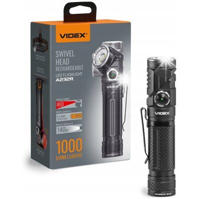 Inny producent Latarka 2w1 Ręczna Czołówka Videx Led 10w 1000l Akumulator Na Głowę Do Ręki / Vlf-A232r Inny producent Latarka 2w1 Ręczna Czołówka Videx Led 10w 1000l Akumulator Na Głowę Do Ręki / Vlf-A232r