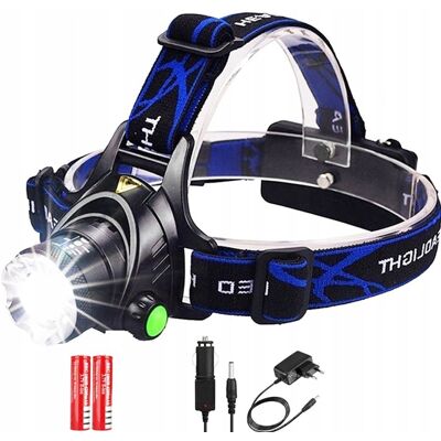 ER4 Latarka Czołowa Czołówka Cree Led Zoom T6 Zestaw ER4 Latarka Czołowa Czołówka Cree Led Zoom T6 Zestaw