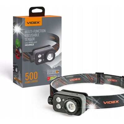 Inny producent Latarka Czołowa Czołówka LED 500LM 5000K 60m AKUMULATOR 1200mAh / VLF-H046Z Inny producent Latarka Czołowa Czołówka LED 500LM 5000K 60m AKUMULATOR 1200mAh / VLF-H046Z