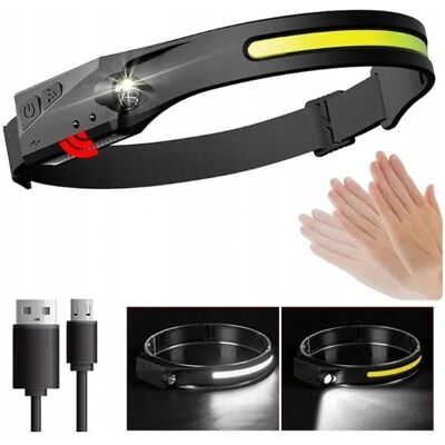 inna (Inny) LATARKA CZOŁOWA CZOŁÓWKA LED Z CZUJNIKIEM RUCHU IPX4 USB-C 1200 MAH CZARNA inna (Inny) LATARKA CZOŁOWA CZOŁÓWKA LED Z CZUJNIKIEM RUCHU IPX4 USB-C 1200 MAH CZARNA