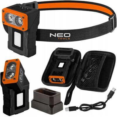 inna (Inny) Latarka Czołowa Lampa Akumulatorowa 500lm LED Baza do Ładowania Magnes NEO inna (Inny) Latarka Czołowa Lampa Akumulatorowa 500lm LED Baza do Ładowania Magnes NEO