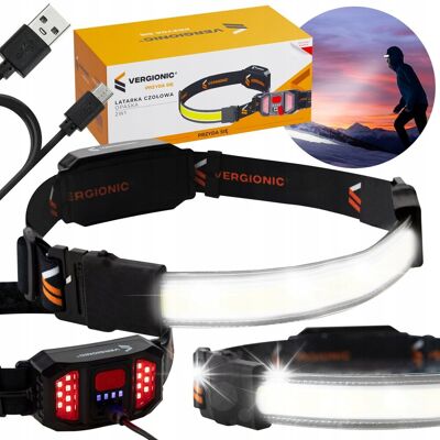 Inny producent LATARKA CZOŁOWA LED USB CZOŁÓWKA WODOODPORNA MOCNA Inny producent LATARKA CZOŁOWA LED USB CZOŁÓWKA WODOODPORNA MOCNA