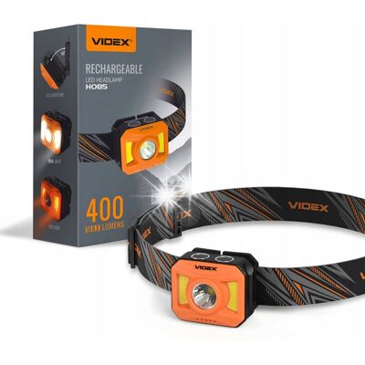 Inny producent Latarka czołowa Videx LED CREE XTE 5W + COB 5W 400lm 5000K AKU 850mAh USB-C / 4820246484251 Inny producent Latarka czołowa Videx LED CREE XTE 5W + COB 5W 400lm 5000K AKU 850mAh USB-C / 4820246484251