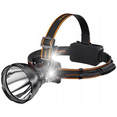 Inny producent Latarka Lampka Czołowa Superfire Hl602300 Lm 4 Tryby 330 M 36w Led Usb-c / HL60 Inny producent Latarka Lampka Czołowa Superfire Hl602300 Lm 4 Tryby 330 M 36w Led Usb-c / HL60