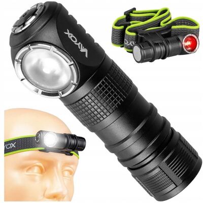 LATARKA LED CZOŁOWA RĘCZNA AKUMULATOROWA USB-C EXPLORER 500LM PRO VAYOX LATARKA LED CZOŁOWA RĘCZNA AKUMULATOROWA USB-C EXPLORER 500LM PRO VAYOX