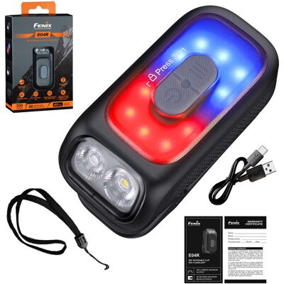 Latarka LED Fenix E04R czarna Latarka LED Fenix E04R czarna