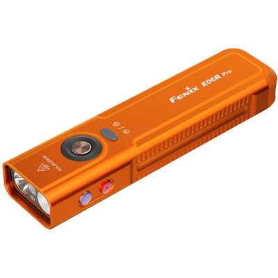 Latarka LED Fenix E06R PRO pomarańczowa Latarka LED Fenix E06R PRO pomarańczowa