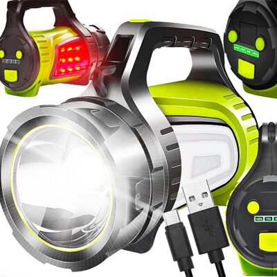 TRS LATARKA LED + MOCNA WODOODPORNA SZPERACZ USB AKMULATOR LAMPA PRO 1200 lm TRS LATARKA LED + MOCNA WODOODPORNA SZPERACZ USB AKMULATOR LAMPA PRO 1200 lm