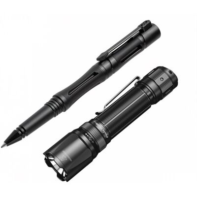 Latarka taktyczna LED Fenix TK20R V2 czarna plus długopis T5 Latarka taktyczna LED Fenix TK20R V2 czarna plus długopis T5