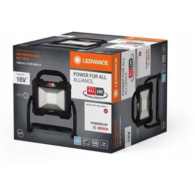 Inny producent LEDVANCE Lampa Robocza LED Z Ruchomą Głowicą Bateria 15W 1300lm 6500K Inny producent LEDVANCE Lampa Robocza LED Z Ruchomą Głowicą Bateria 15W 1300lm 6500K