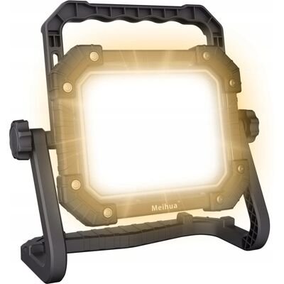 Inny producent MEIHUA LED Lampa Budowlana 60W 6400LM IP66 Przenośna Akumulatorowa Inny producent MEIHUA LED Lampa Budowlana 60W 6400LM IP66 Przenośna Akumulatorowa
