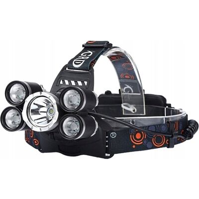 Inny producent MOCNA LATARKA CZOŁOWA 5 x LED T6 CREE CZOŁÓWKA AKUMULATOROWA CZOŁÓWKA / 4949779076143 Inny producent MOCNA LATARKA CZOŁOWA 5 x LED T6 CREE CZOŁÓWKA AKUMULATOROWA CZOŁÓWKA / 4949779076143