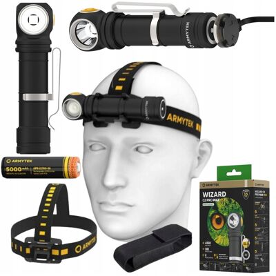 Mocna Latarka Czołówka LED Wizard C2 Pro Max LR Armytek White 4150lm Mocna Latarka Czołówka LED Wizard C2 Pro Max LR Armytek White 4150lm