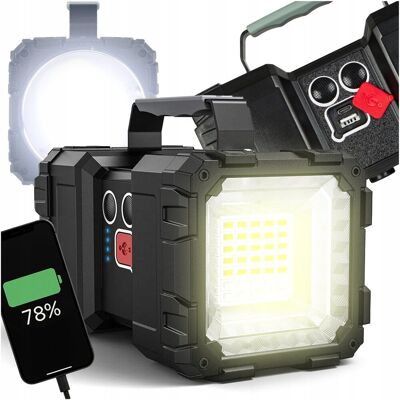 Inny producent MOCNA LATARKA LED AKUMULATOROWA SZPERACZ DWUSTRONNA POWERBANK BIWAKOWA CREE / 71-354# Inny producent MOCNA LATARKA LED AKUMULATOROWA SZPERACZ DWUSTRONNA POWERBANK BIWAKOWA CREE / 71-354#