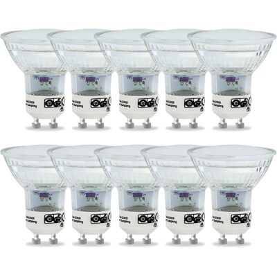 Other NETTLIFE Zestaw 10 ciepłych białych żarówek LED GU10 4W - PAR16 Wpuszczany reflektor punktowy 120° Kąt świecenia 3000K Oświetlenie Other NETTLIFE Zestaw 10 ciepłych białych żarówek LED GU10 4W - PAR16 Wpuszczany reflektor punktowy 120° Kąt świecenia 3000K Oświetlenie