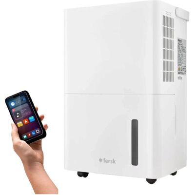Osuszacz powietrza Fersk Torr 20 400W 20 l JONIZATOR FILTR HEPA MODUŁ WI-FI Osuszacz powietrza Fersk Torr 20 400W 20 l JONIZATOR FILTR HEPA MODUŁ WI-FI