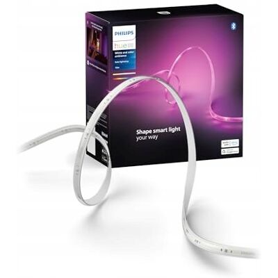 Inny producent PHILIPS Hue 10m LED Strip Kit, App Control, Alexa/Google/Apple Compatible Inny producent PHILIPS Hue 10m LED Strip Kit, App Control, Alexa/Google/Apple Compatible