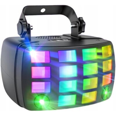 Brandless REFLEKTOR LED KOLOROWY RGBW DMX 512 disco oświetlenie dyskotekowe + pilot Brandless REFLEKTOR LED KOLOROWY RGBW DMX 512 disco oświetlenie dyskotekowe + pilot