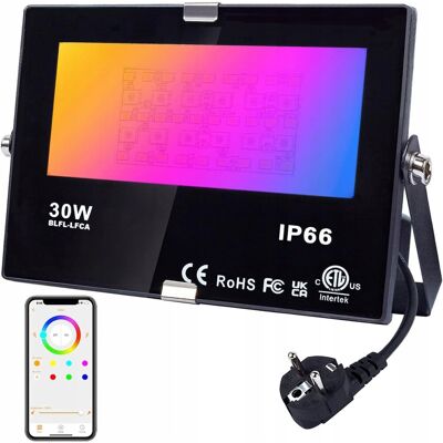 Inny producent Reflektor Led Rgb Zmiana Koloru Odpowiednik 300 W Na Zewnątrz A22 Inny producent Reflektor Led Rgb Zmiana Koloru Odpowiednik 300 W Na Zewnątrz A22