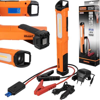 Richmann Lampa Wielofunkcyjna Magnetyczna COB LED 7W + UV + Funkcja Rozruchu + Powerbank 2,6 Ah Richmann Lampa Wielofunkcyjna Magnetyczna COB LED 7W + UV + Funkcja Rozruchu + Powerbank 2,6 Ah