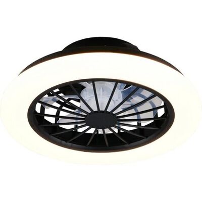 RL Lampa sufitowa z wentylatorem ROTSUND LED 22W 3000lm 2700-6500K - czarny RL Lampa sufitowa z wentylatorem ROTSUND LED 22W 3000lm 2700-6500K - czarny