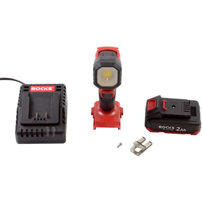 ROOKS 21 V AQ-ONE Lampa robocza LED 1000 lum kpl. z akumulatorem 2 Ah ROOKS 21 V AQ-ONE Lampa robocza LED 1000 lum kpl. z akumulatorem 2 Ah