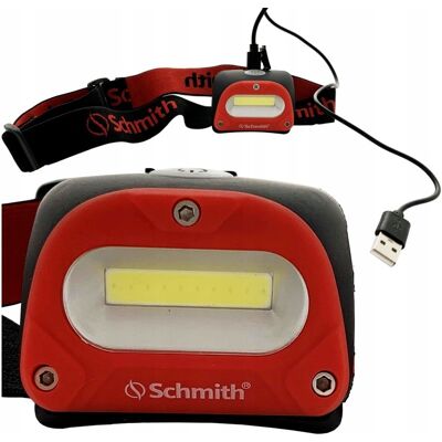 SCHMITH Latarka czołowa akumulatorowa LED 3W 120lm SCHMITH Latarka czołowa akumulatorowa LED 3W 120lm