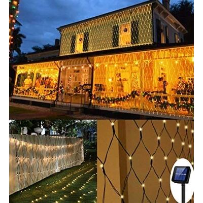 Inny producent Siatka Świetlna Z 200 Diodami Led, Łańcuch Świetlny 3 M X 2 M Inny producent Siatka Świetlna Z 200 Diodami Led, Łańcuch Świetlny 3 M X 2 M